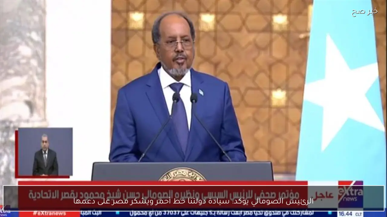 الرئيس الصومالي يؤكد: سيادة دولتنا خط أحمر ويشكر مصر على دعمها