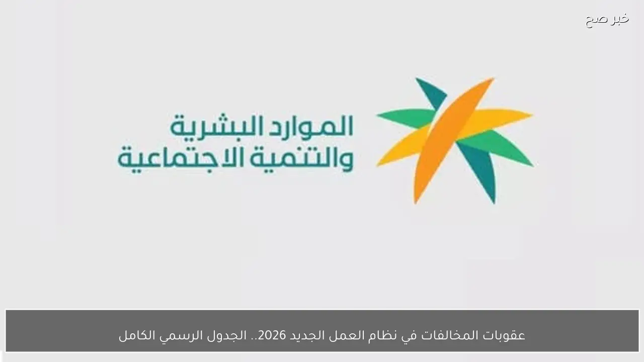 عقوبات المخالفات في نظام العمل الجديد 2026.. الجدول الرسمي الكامل