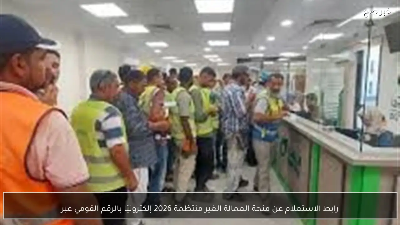 رابط الاستعلام عن منحة العمالة الغير منتظمة 2026 إلكترونيًا بالرقم القومي عبر mom.manpower.gov.eg