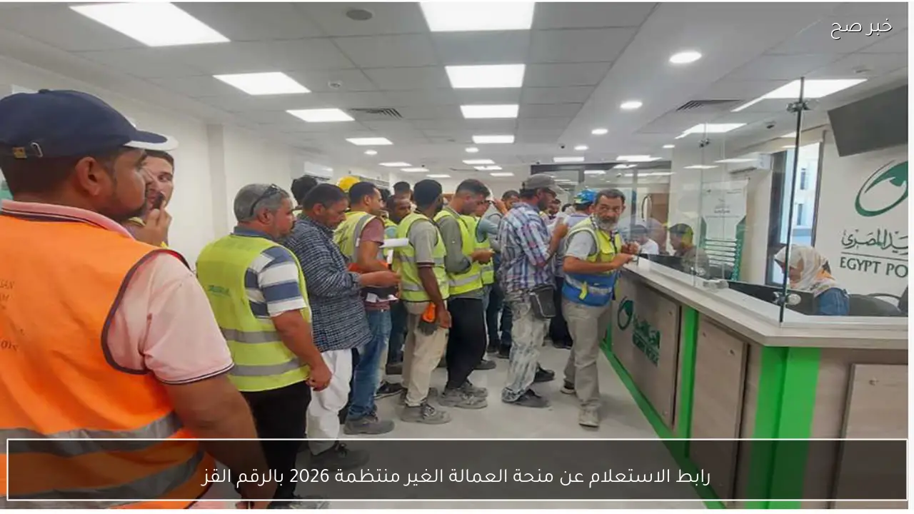 رابط الاستعلام عن منحة العمالة الغير منتظمة 2026 بالرقم القومي وشروط استحقاق الدعم