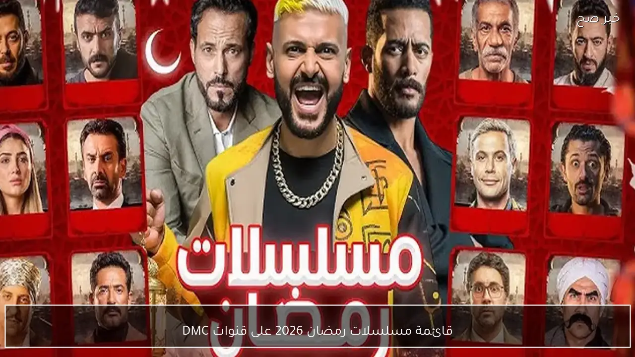 جدول مسلسلات رمضان 2026 على قنوات DMC وON وCBC.. مواعيد العرض والاعادة