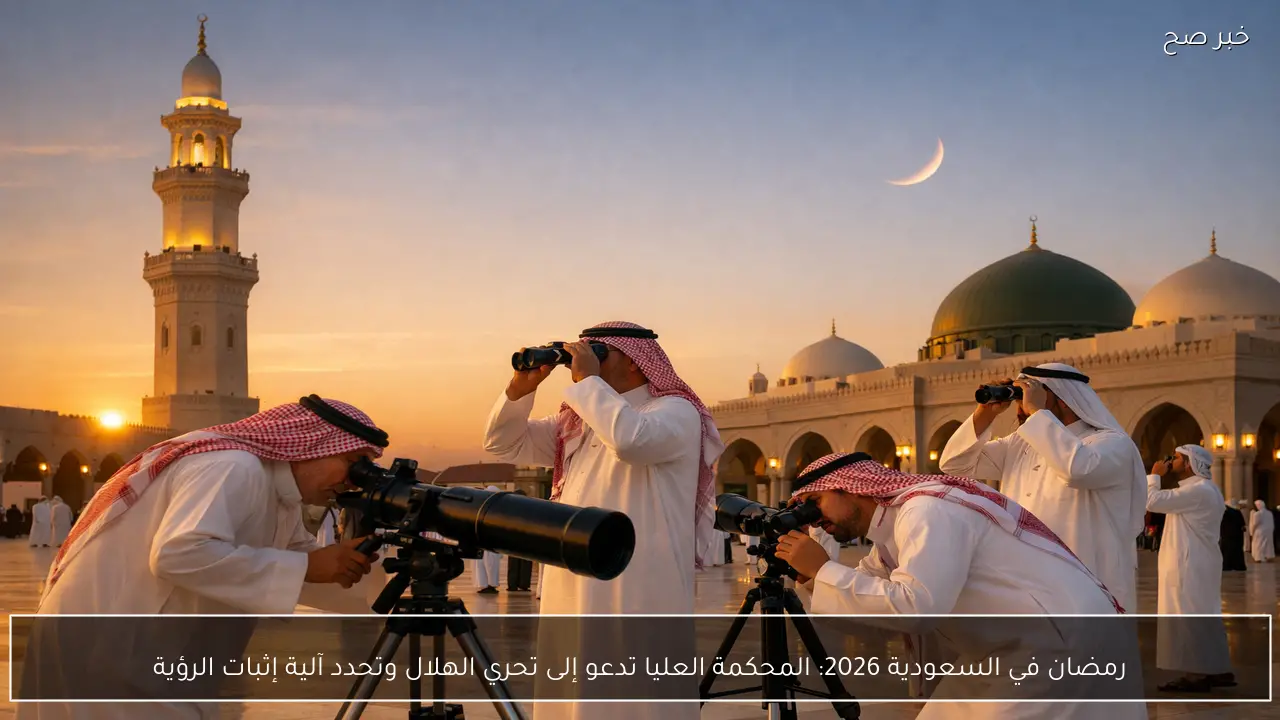 رمضان في السعودية 2026: المحكمة العليا تدعو إلى تحري الهلال وتحدد آلية إثبات الرؤية