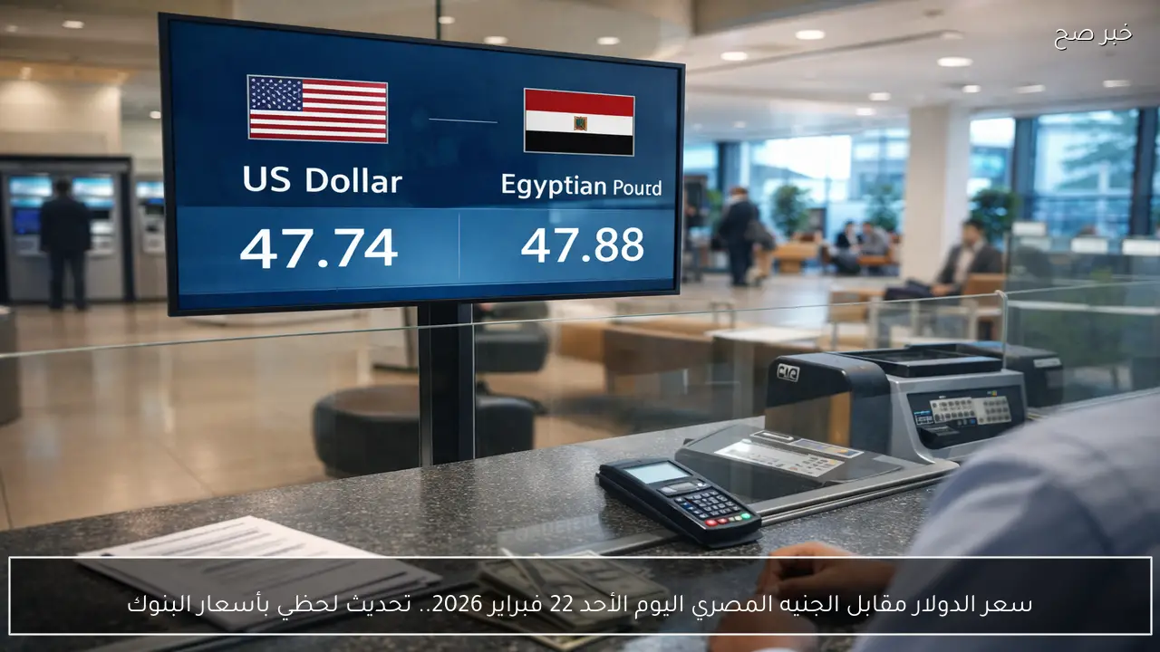 سعر الدولار مقابل الجنيه المصري اليوم الأحد 22 فبراير 2026.. تحديث لحظي بأسعار البنوك