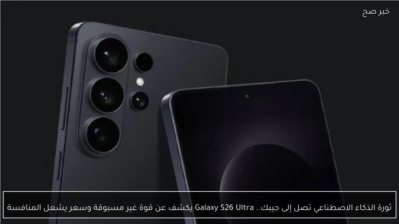 ثورة الذكاء الاصطناعي تصل إلى جيبك.. Galaxy S26 Ultra يكشف عن قوة غير مسبوقة وسعر يشعل المنافسة