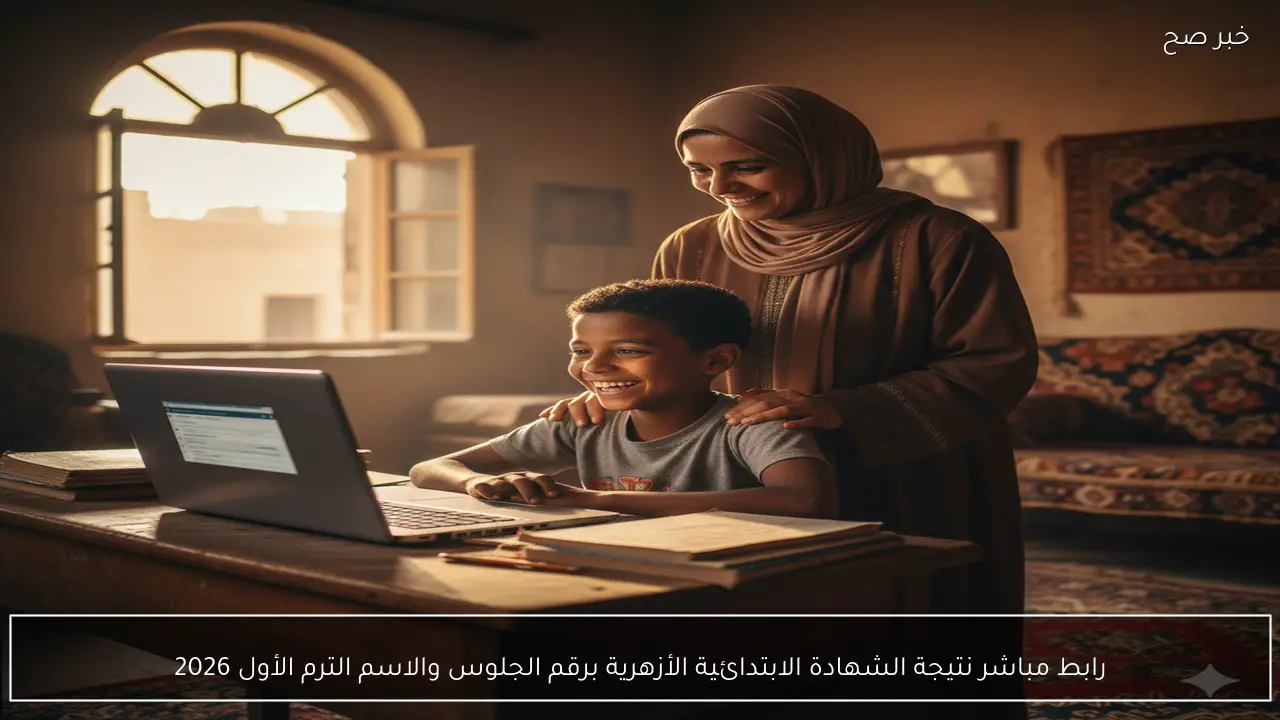 رابط مباشر نتيجة الشهادة الابتدائية الأزهرية برقم الجلوس والاسم الترم الأول 2026