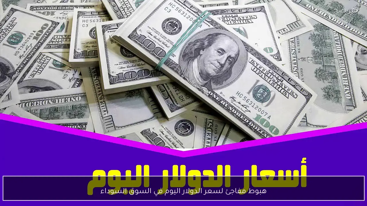 هبوط مفاجئ لسعر الدولار اليوم في السوق السوداء مقابل الجنية المصري