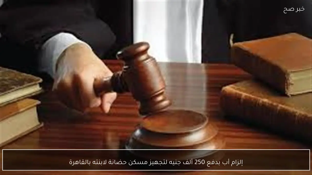 إلزام أب بدفع 250 ألف جنيه لتجهيز مسكن حضانة لابنته بالقاهرة