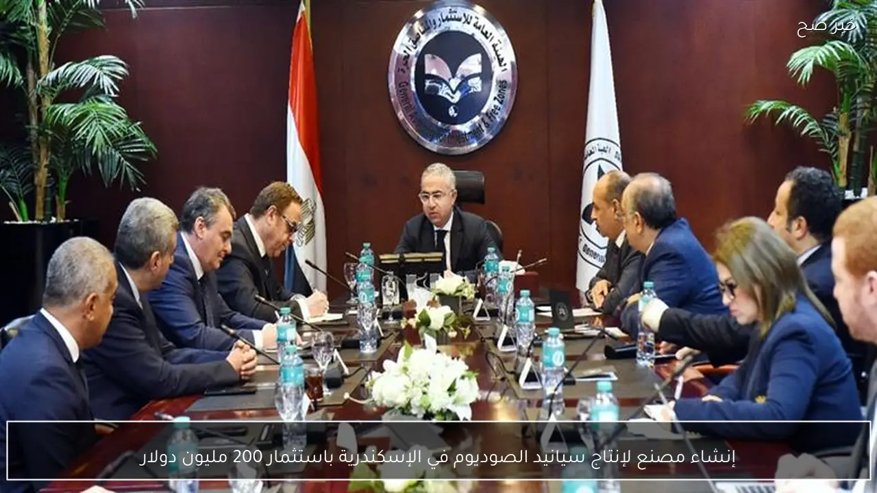 إنشاء مصنع لإنتاج سيانيد الصوديوم في الإسكندرية باستثمار 200 مليون دولار