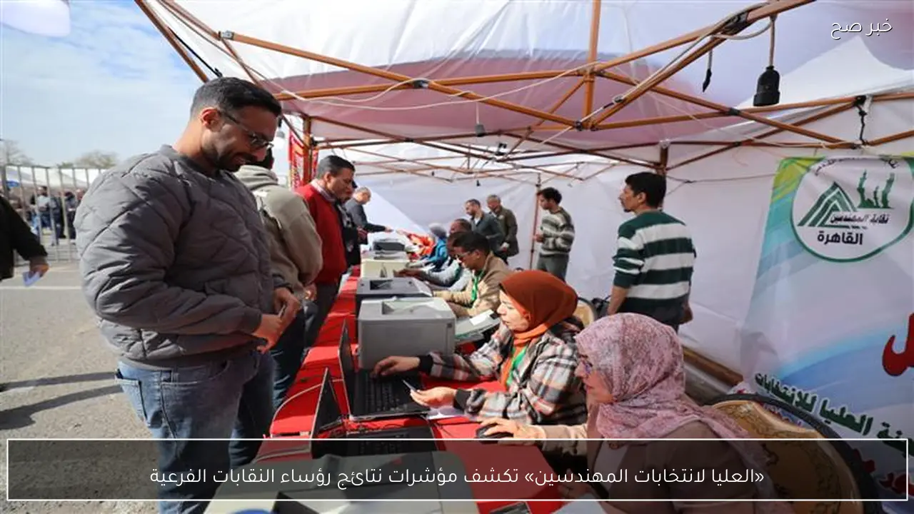 «العليا لانتخابات المهندسين» تكشف مؤشرات نتائج رؤساء النقابات الفرعية