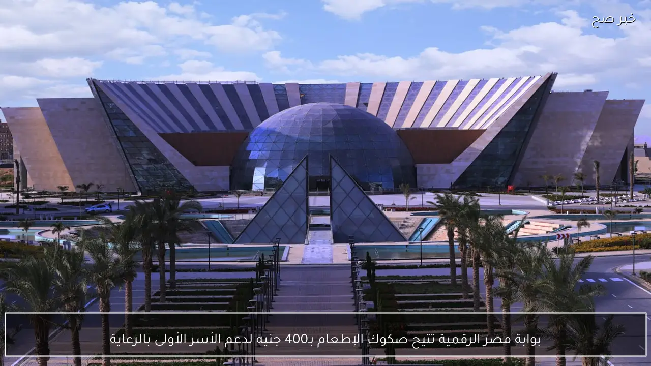 بوابة مصر الرقمية تتيح صكوك الإطعام بـ400 جنيه لدعم الأسر الأولى بالرعاية