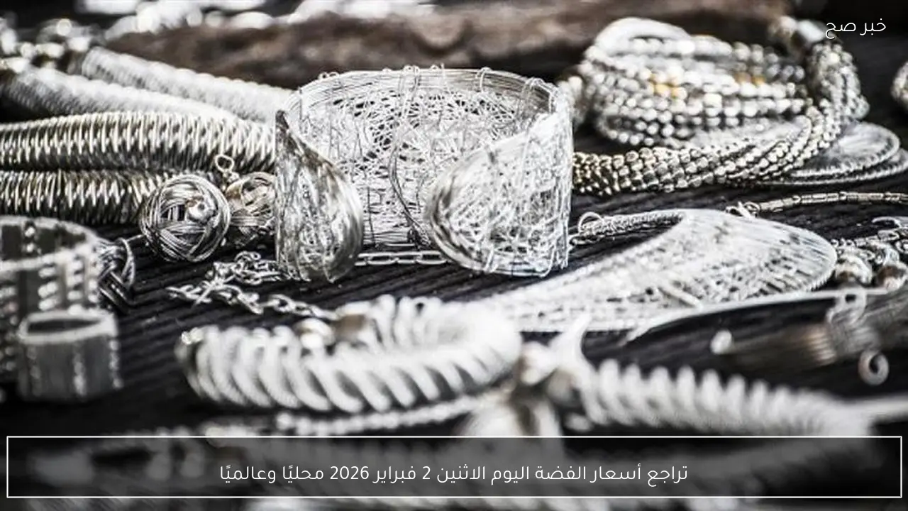 تراجع أسعار الفضة اليوم الاثنين 2 فبراير 2026 محليًا وعالميًا