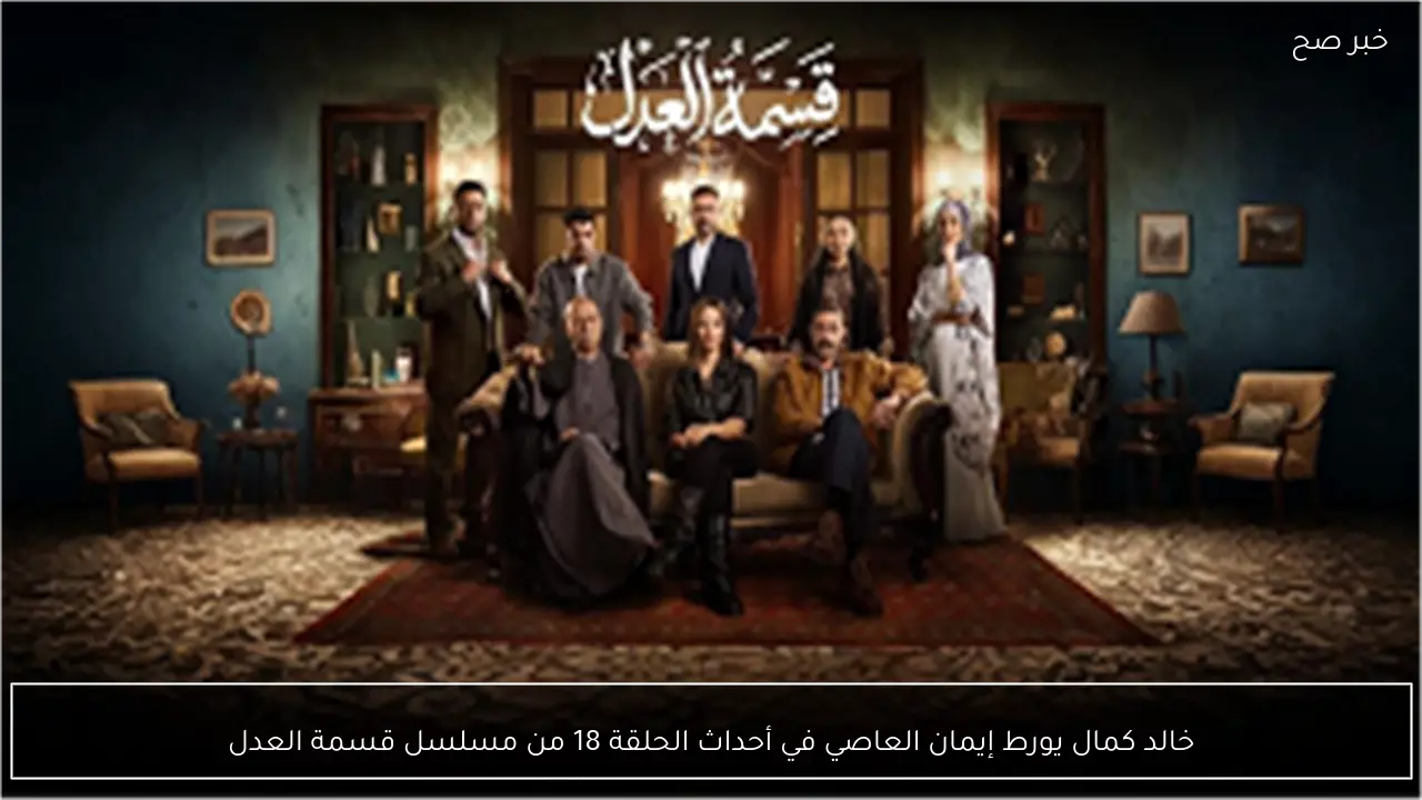 خالد كمال يورط إيمان العاصي في أحداث الحلقة 18 من مسلسل قسمة العدل