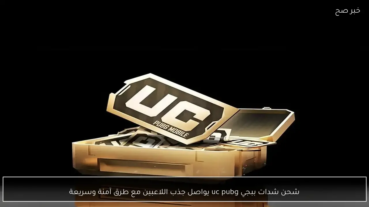 شحن شدات ببجي uc pubg يواصل جذب اللاعبين مع طرق آمنة وسريعة