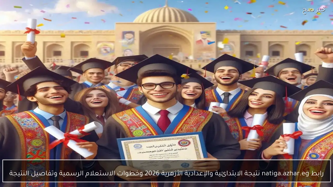 رابط natiga.azhar.eg نتيجة الابتدائية والإعدادية الأزهرية 2026 وخطوات الاستعلام الرسمية وتفاصيل النتيجة
