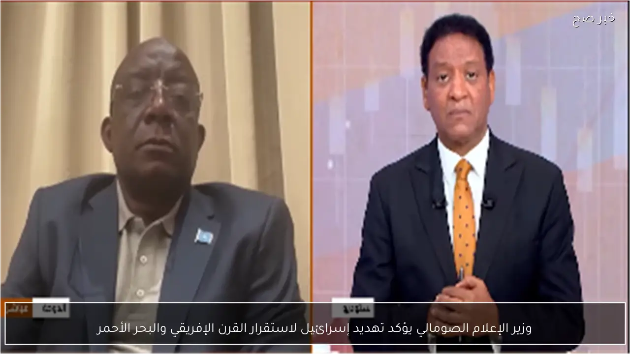 وزير الإعلام الصومالي يؤكد تهديد إسرائيل لاستقرار القرن الإفريقي والبحر الأحمر