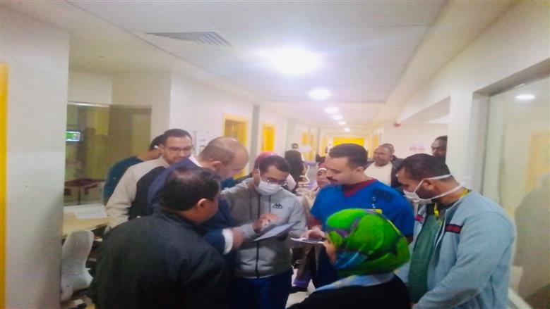 جولة مدير مديرية الصحة بالقاهرة