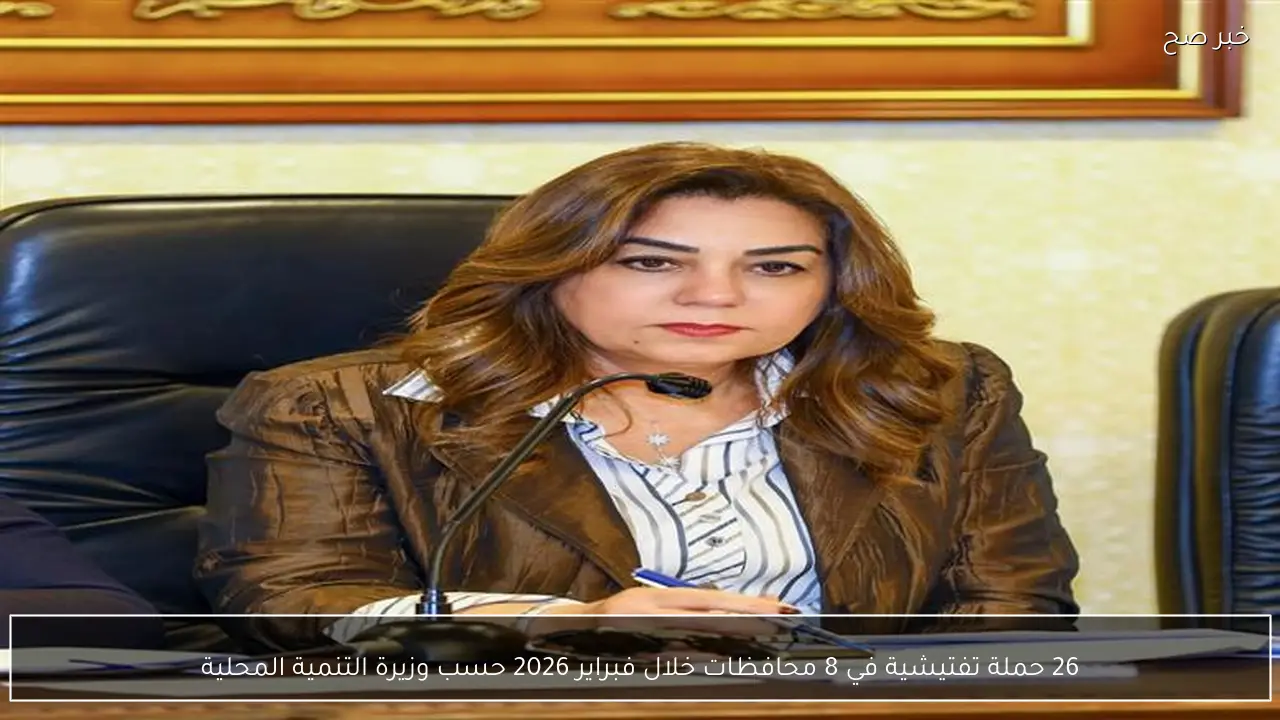 26 حملة تفتيشية في 8 محافظات خلال فبراير 2026 حسب وزيرة التنمية المحلية
