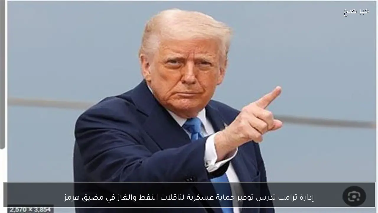 إدارة ترامب تدرس توفير حماية عسكرية لناقلات النفط والغاز في مضيق هرمز