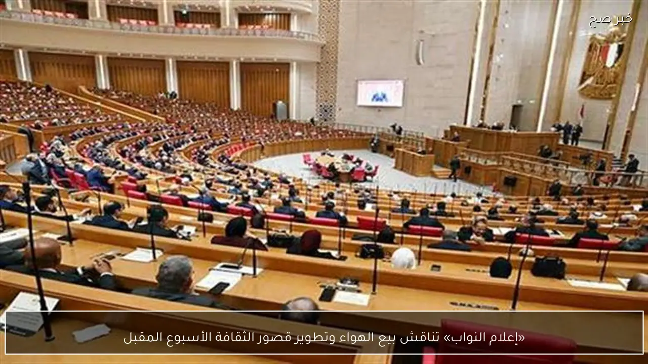 «إعلام النواب» تناقش بيع الهواء وتطوير قصور الثقافة الأسبوع المقبل