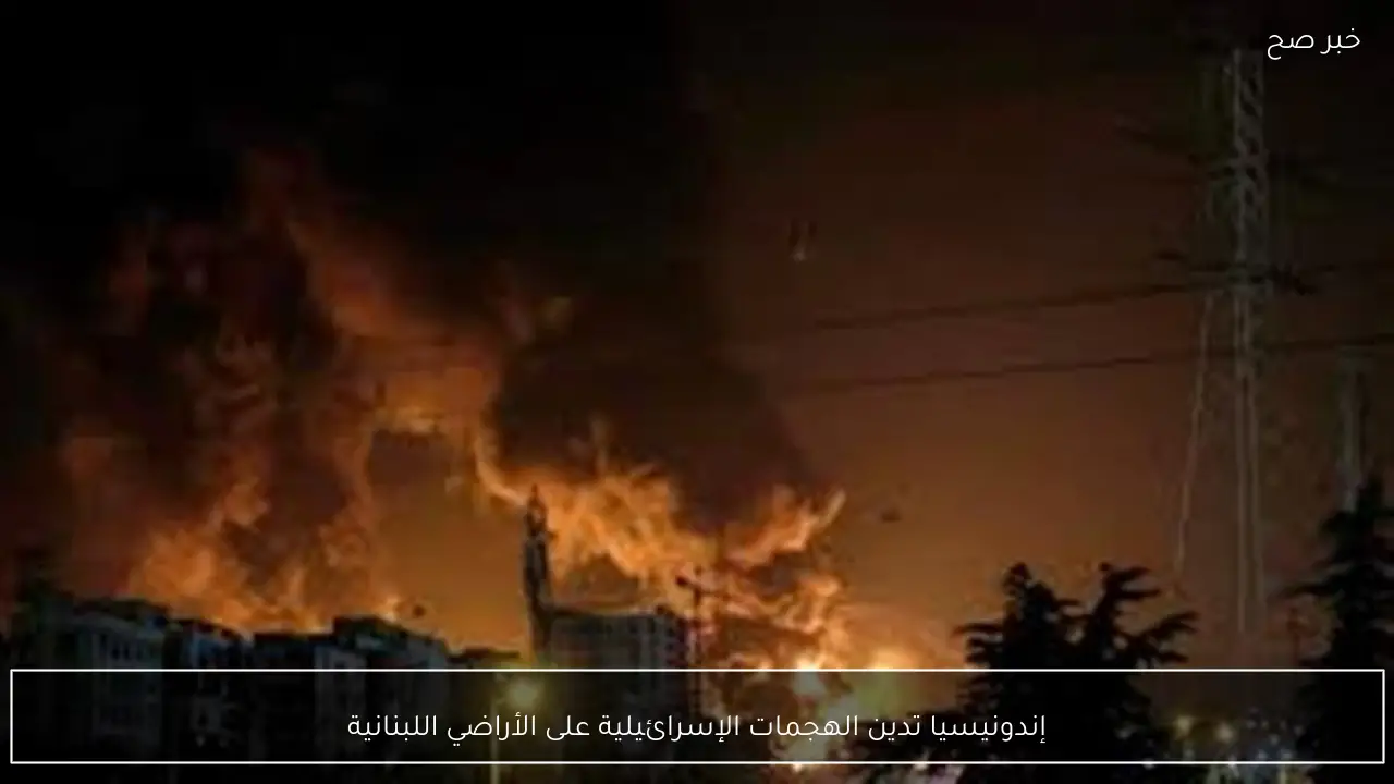 إندونيسيا تدين الهجمات الإسرائيلية على الأراضي اللبنانية