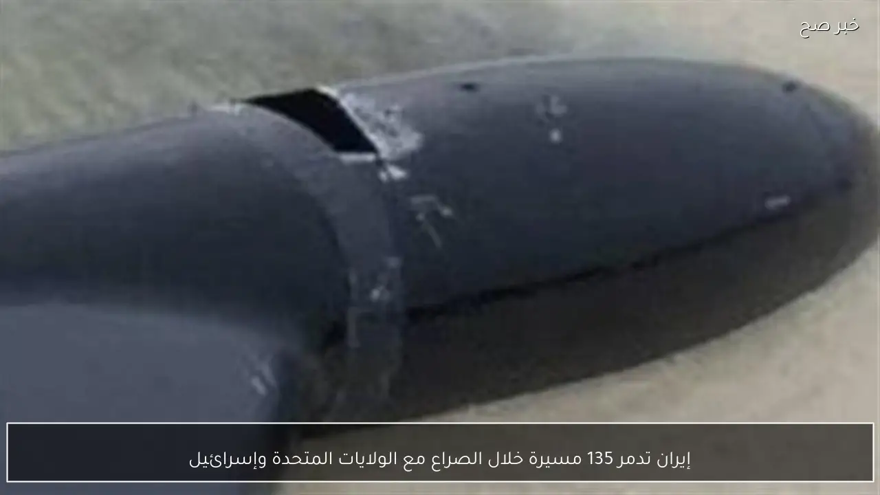 إيران تدمر 135 مسيرة خلال الصراع مع الولايات المتحدة وإسرائيل