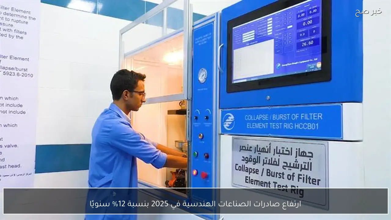 ارتفاع صادرات الصناعات الهندسية في 2025 بنسبة 12% سنويًا