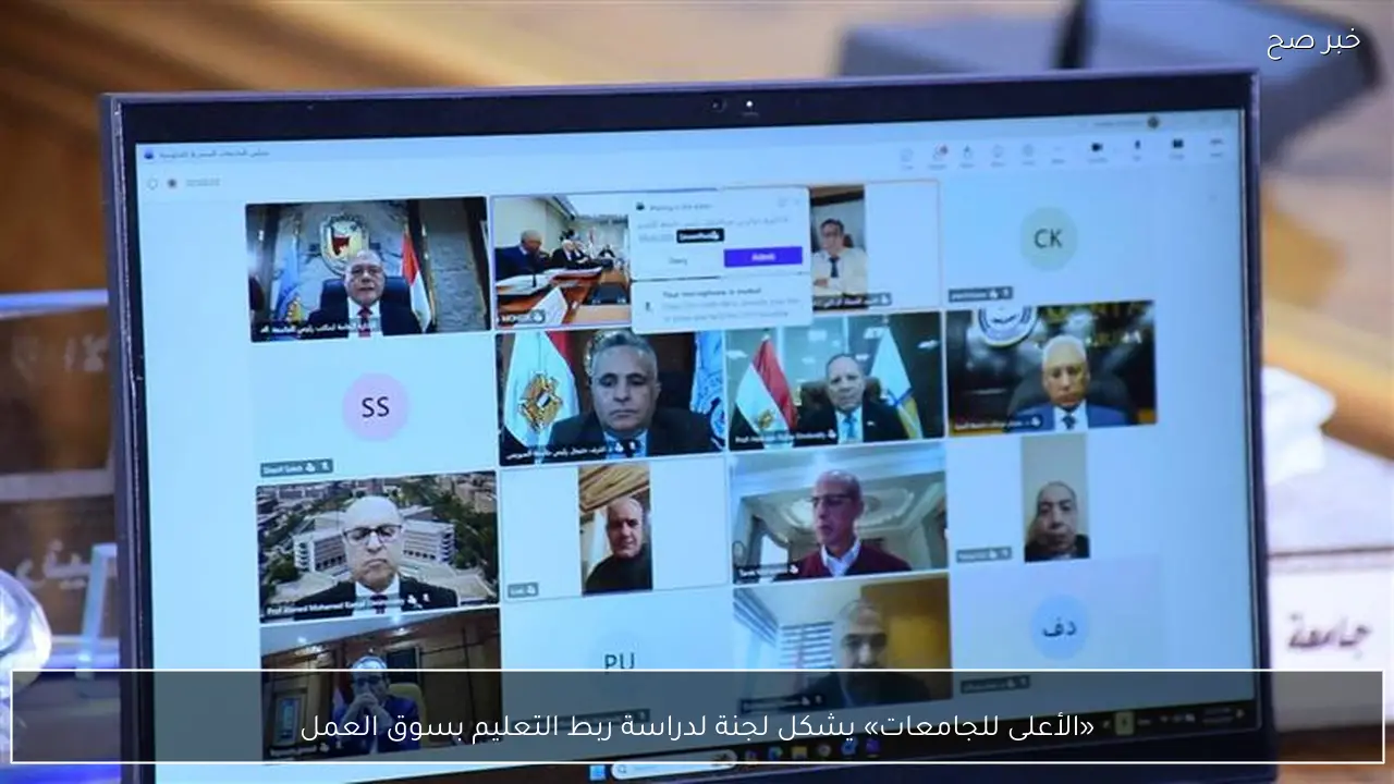 «الأعلى للجامعات» يشكل لجنة لدراسة ربط التعليم بسوق العمل