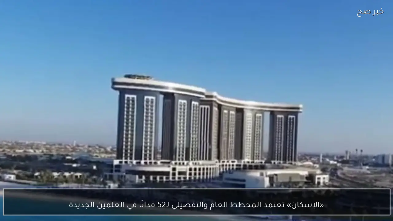 «الإسكان» تعتمد المخطط العام والتفصيلي لـ52 فدانًا في العلمين الجديدة