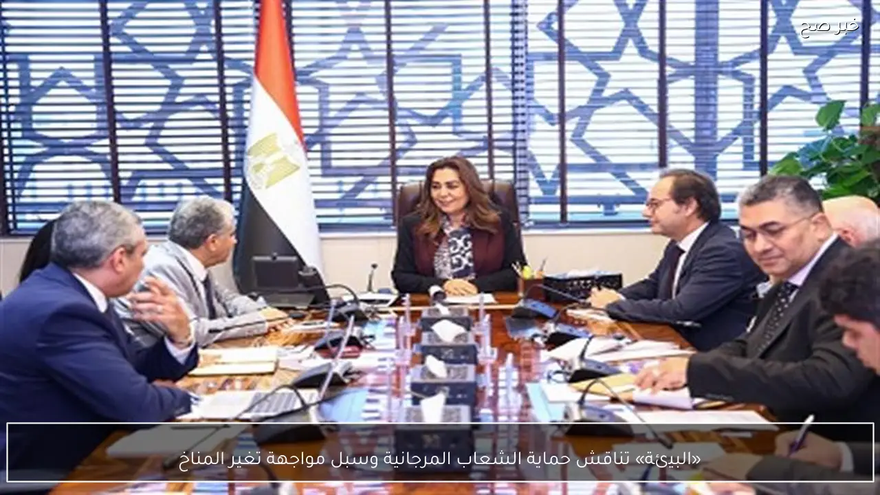 «البيئة» تناقش حماية الشعاب المرجانية وسبل مواجهة تغير المناخ