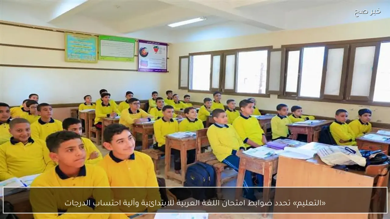 «التعليم» تحدد ضوابط امتحان اللغة العربية للابتدائية وآلية احتساب الدرجات