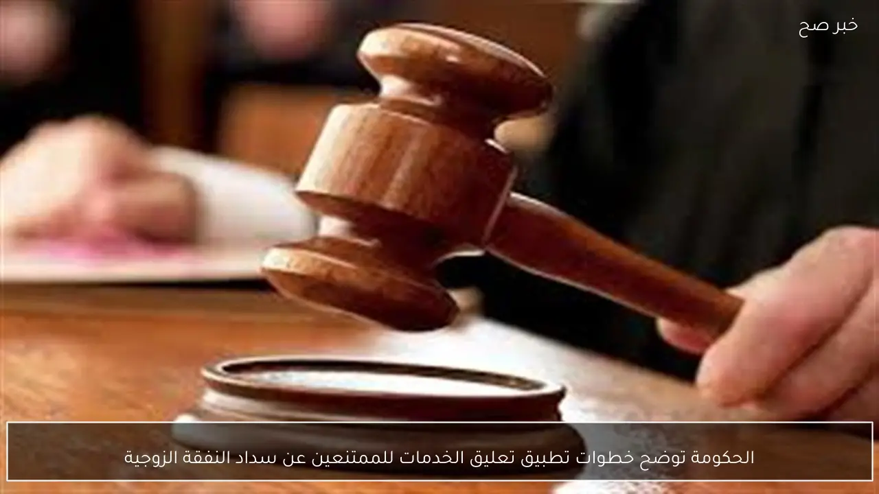 الحكومة توضح خطوات تطبيق تعليق الخدمات للممتنعين عن سداد النفقة الزوجية