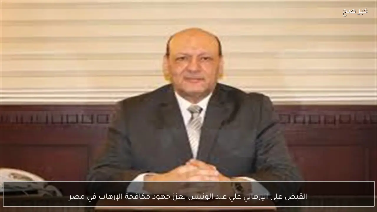 القبض على الإرهابي علي عبد الونيس يعزز جهود مكافحة الإرهاب في مصر