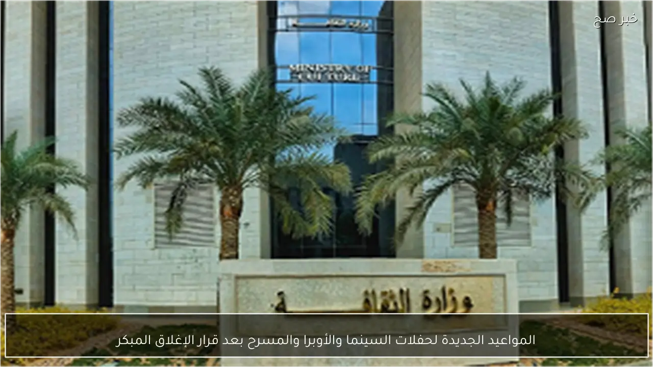 المواعيد الجديدة لحفلات السينما والأوبرا والمسرح بعد قرار الإغلاق المبكر