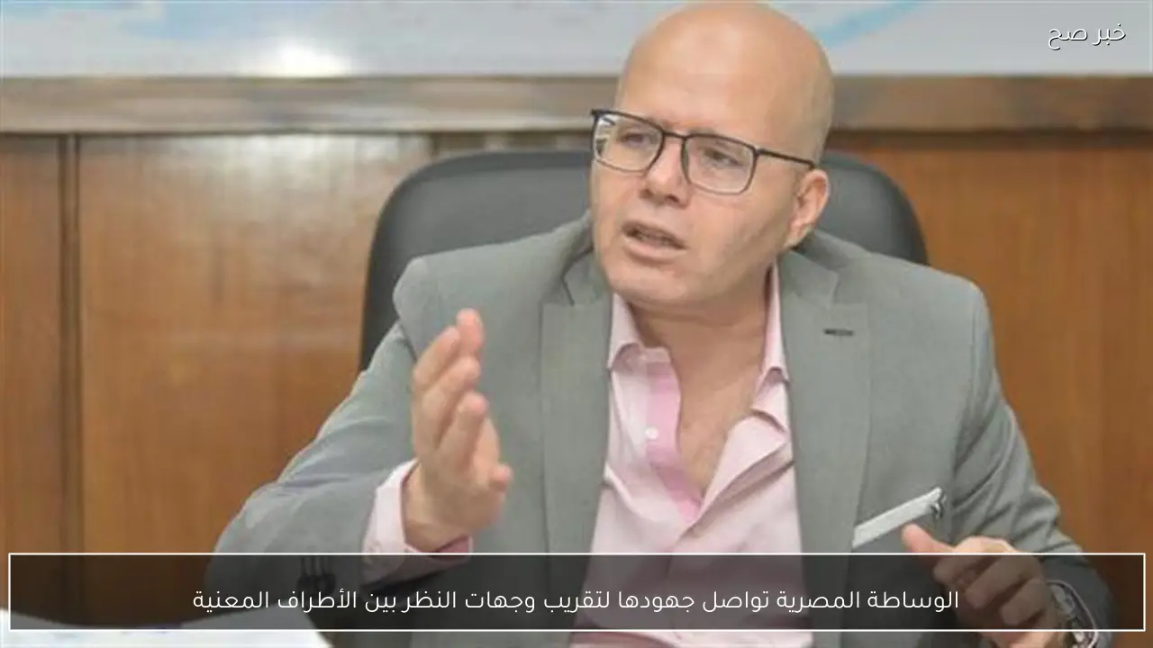 الوساطة المصرية تواصل جهودها لتقريب وجهات النظر بين الأطراف المعنية