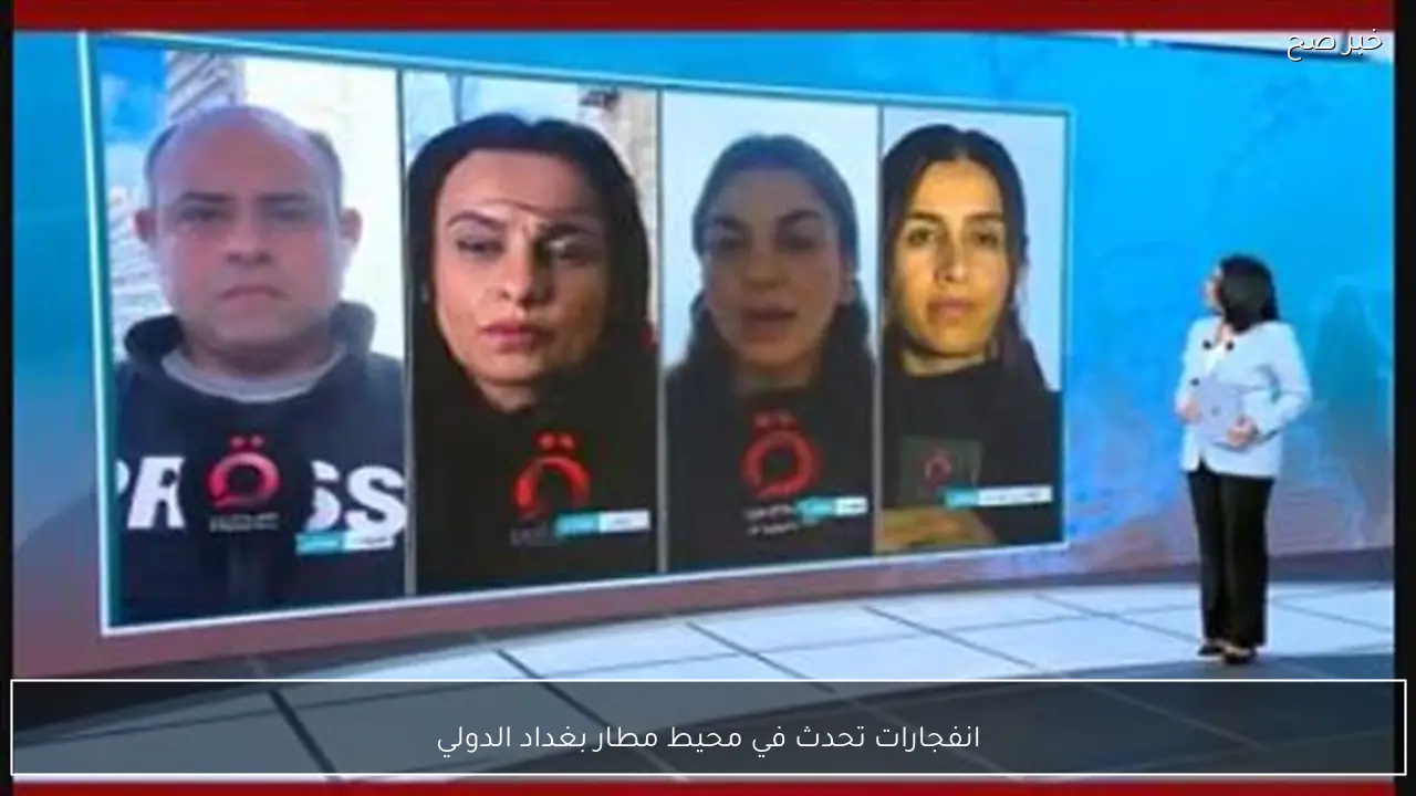 انفجارات تحدث في محيط مطار بغداد الدولي