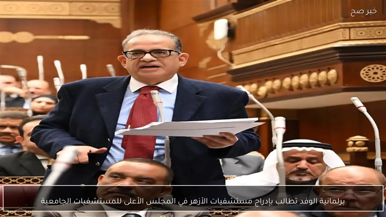 برلمانية الوفد تطالب بإدراج مستشفيات الأزهر في المجلس الأعلى للمستشفيات الجامعية