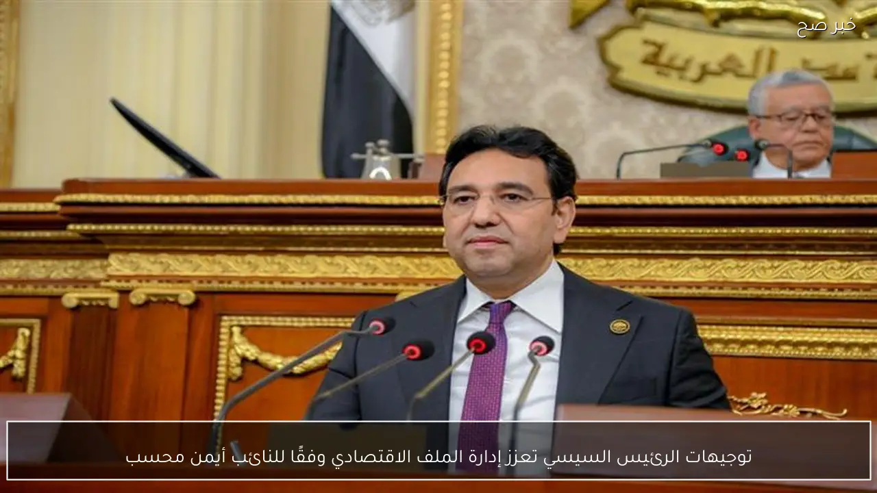 توجيهات الرئيس السيسي تعزز إدارة الملف الاقتصادي وفقًا للنائب أيمن محسب