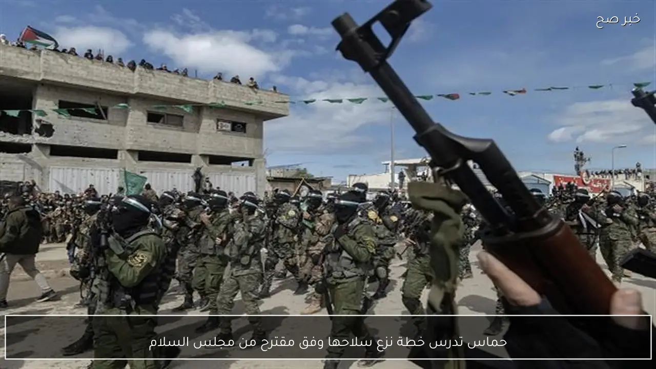 حماس تدرس خطة نزع سلاحها وفق مقترح من مجلس السلام