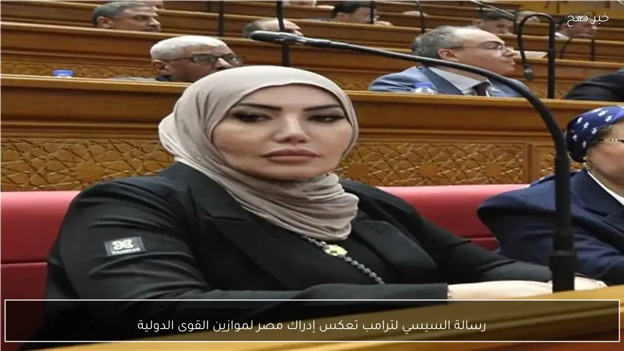 رسالة السيسي لترامب تعكس إدراك مصر لموازين القوى الدولية