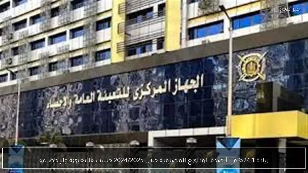 زيادة 24.1% في أرصدة الودائع المصرفية خلال 2024/2025 حسب «التعبئة والإحصاء»