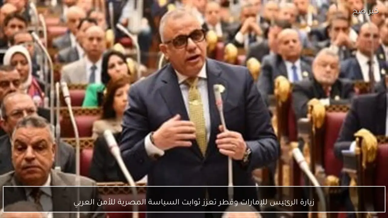 زيارة الرئيس للإمارات وقطر تعزز ثوابت السياسة المصرية للأمن العربي