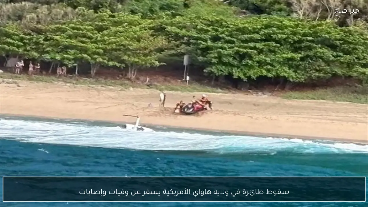 سقوط طائرة في ولاية هاواي الأمريكية يسفر عن وفيات وإصابات