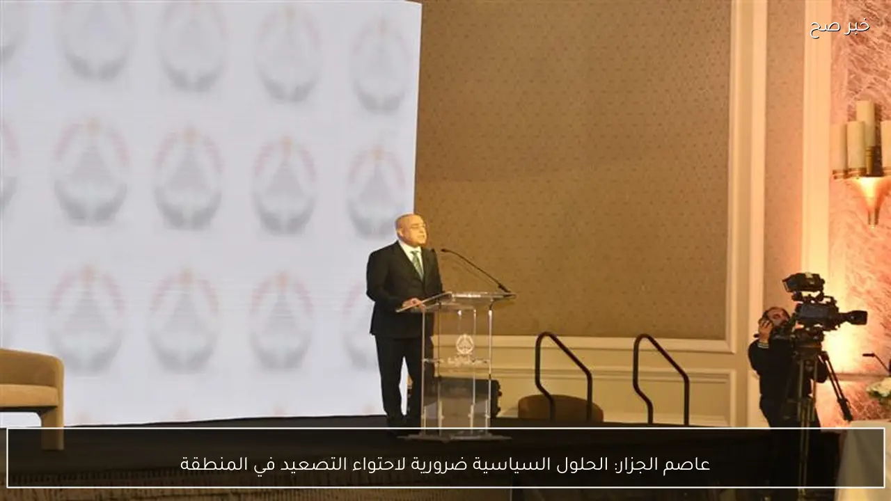 عاصم الجزار: الحلول السياسية ضرورية لاحتواء التصعيد في المنطقة