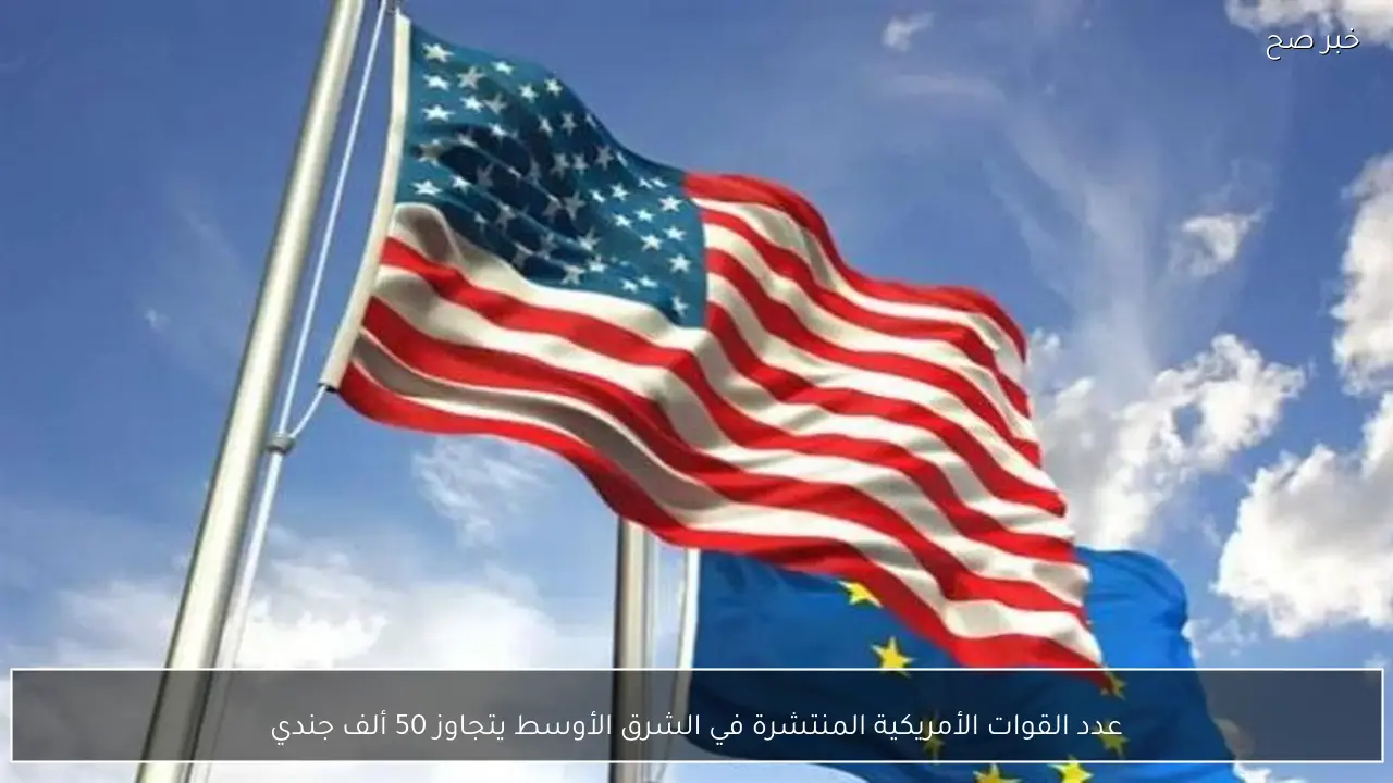 عدد القوات الأمريكية المنتشرة في الشرق الأوسط يتجاوز 50 ألف جندي