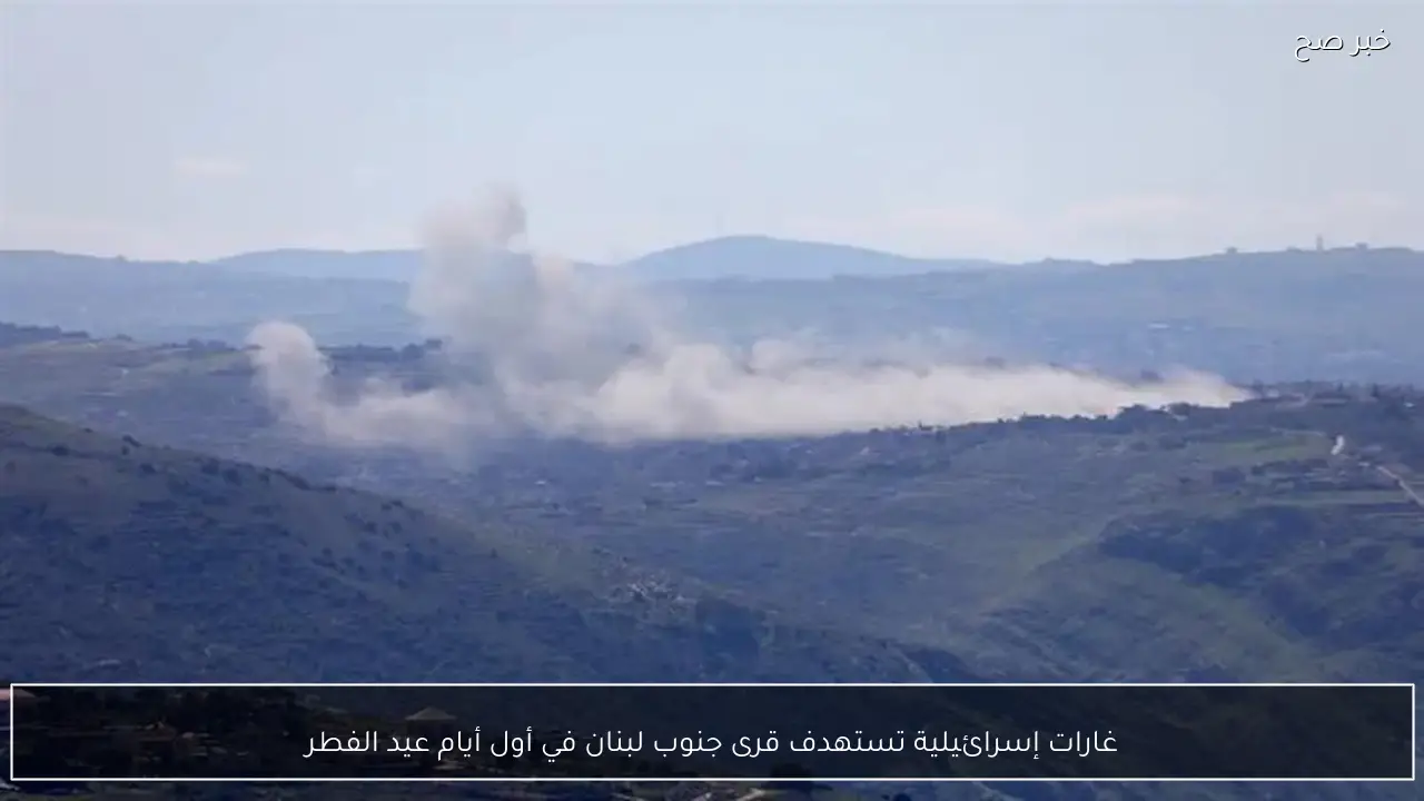 غارات إسرائيلية تستهدف قرى جنوب لبنان في أول أيام عيد الفطر