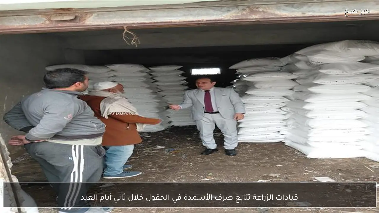 قيادات الزراعة تتابع صرف الأسمدة في الحقول خلال ثاني أيام العيد