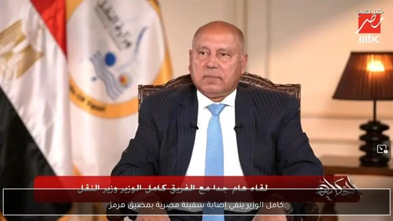 كامل الوزير ينفي إصابة سفينة مصرية بمضيق هرمز