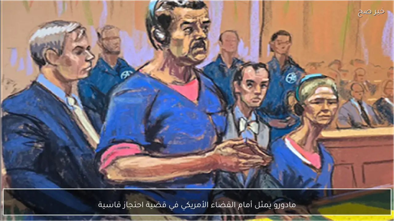 مادورو يمثل أمام القضاء الأمريكي في قضية احتجاز قاسية