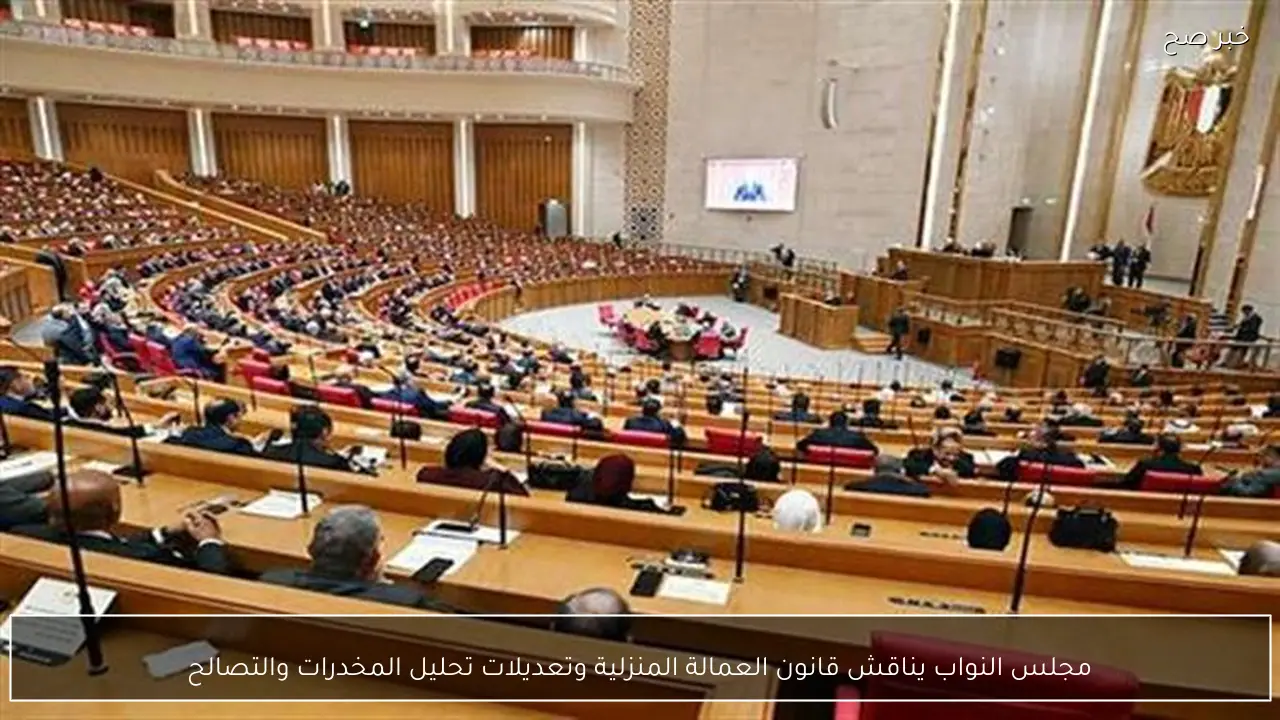 مجلس النواب يناقش قانون العمالة المنزلية وتعديلات تحليل المخدرات والتصالح