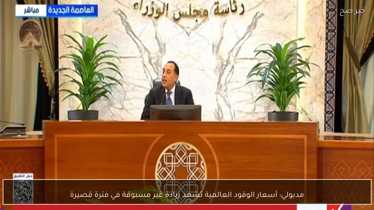 مدبولي: أسعار الوقود العالمية تشهد زيادة غير مسبوقة في فترة قصيرة